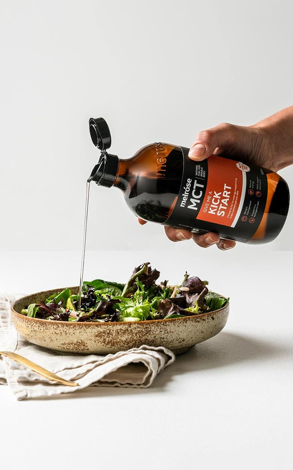 Melrose MCT Oil Kick Start, 100% Coconut Oil, 500Ml image number 2