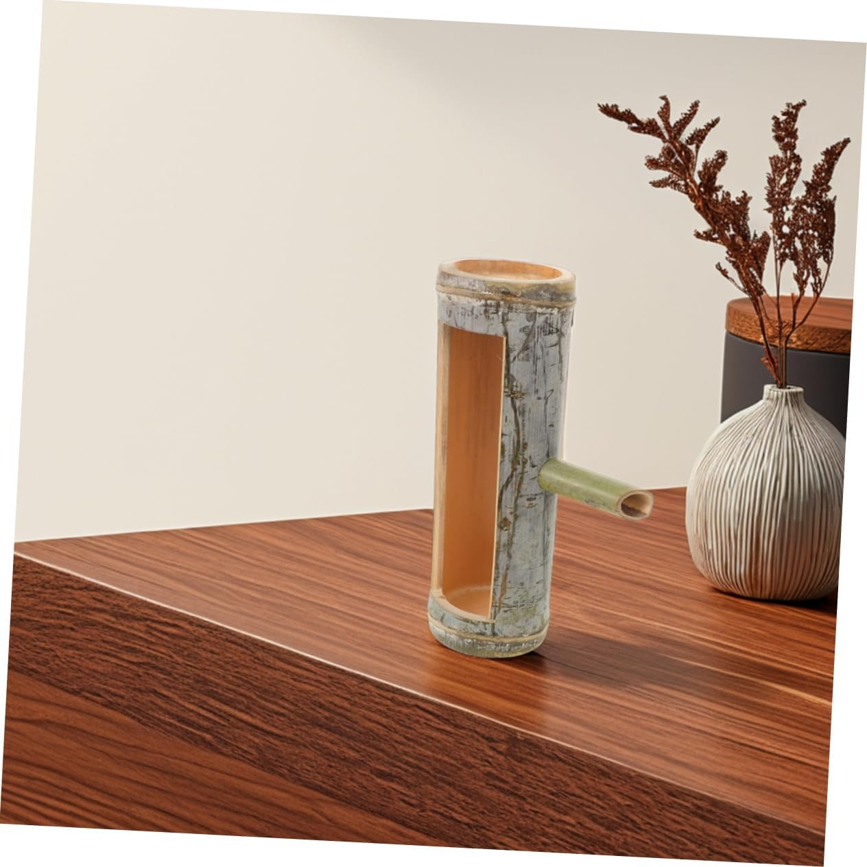 Generic Bamboo Water Accessories Japanese Decor Bamboo Garden Fountain Pond Bamboo Water Feature Natural Bamboo Water Feature Japanese Garden Fountain Bamboo Water Fountain image number 2