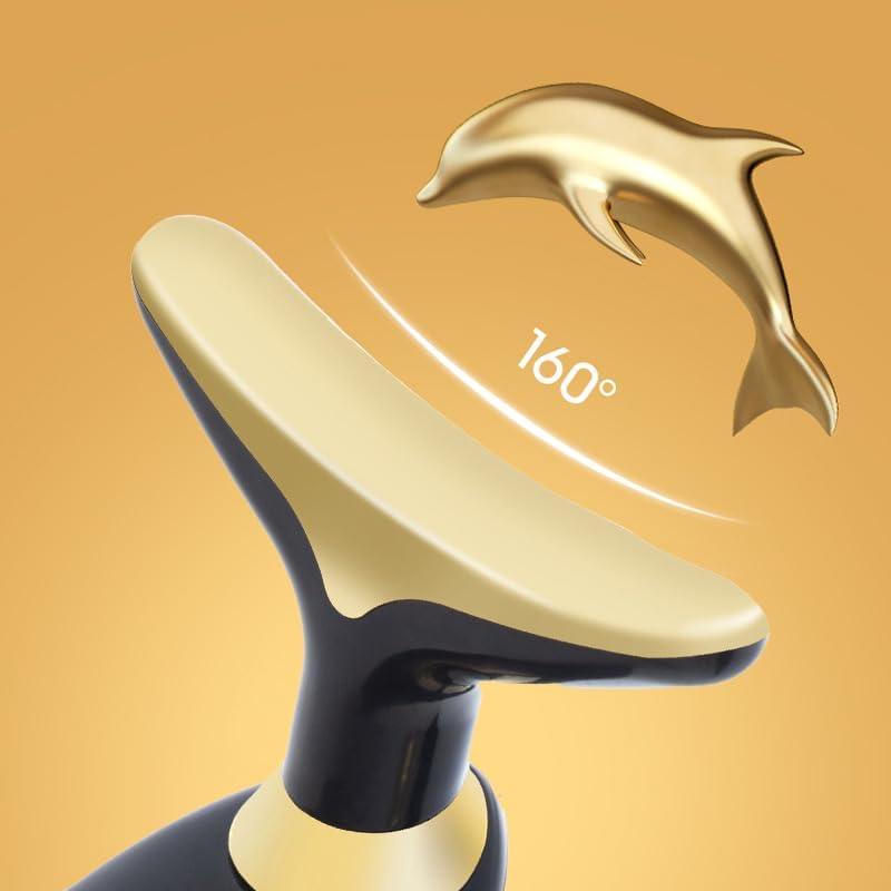 Face Massager, Lifting and Straightening Massage Beauty Instrument Face Lifting and Firm Beauty Instrument for Neck Lines and Wrinkle Lines (Black) image number 3