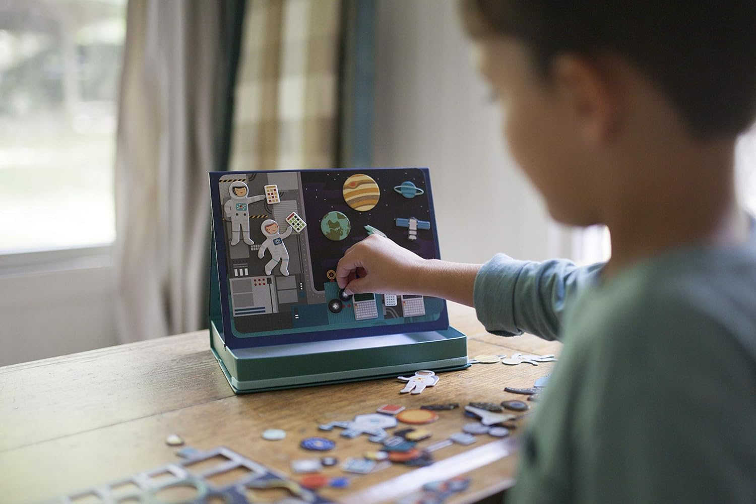 Petit Collage Outer Space Magnetic Play Scene image number 2