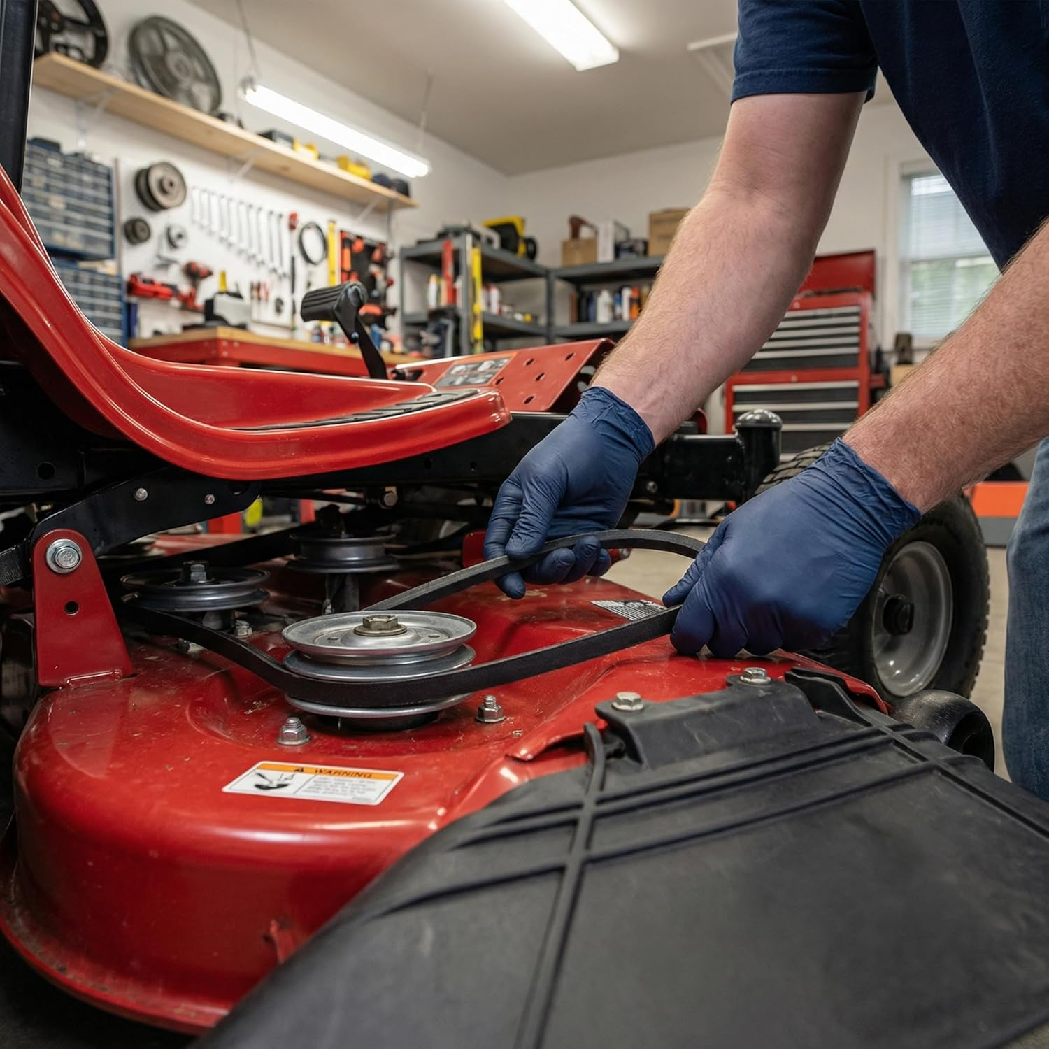 115-4669 Drive V-Belt 3/8" X 33 1/4" for Toro Recycler 22'' 20332, 20333, 20334 and 20338Lawn Mower image number 4