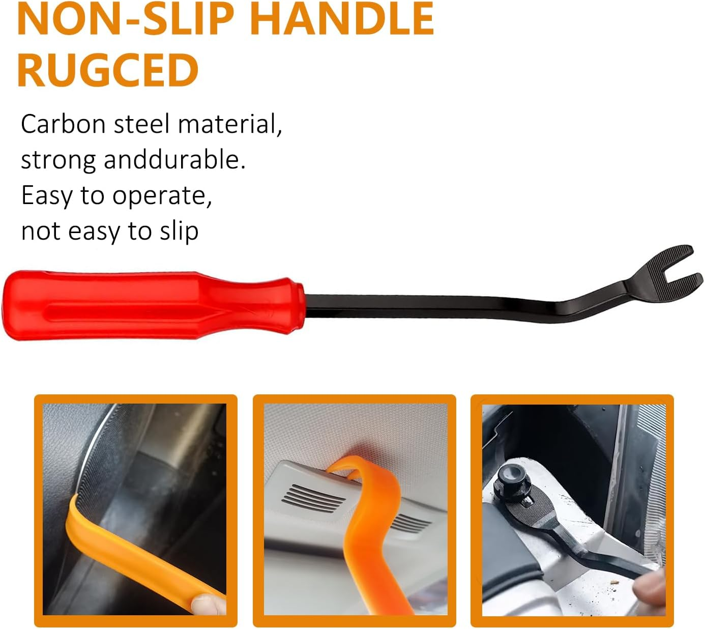 125-Piece Universal Car Fastener Kit - Push Retainer Clips Set (6-9.8Mm) with Removal Tool for Bumper, Fender, Door Trim