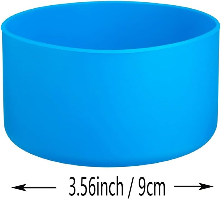 2 PCS Silicone Water Bottle Boot for Hydro Flask 32 Oz 40Oz, Anti-Slip Protective Sleeve Bottom Bumper Protector for 9 Cm in Diameter Stainless Steel Water Bottles