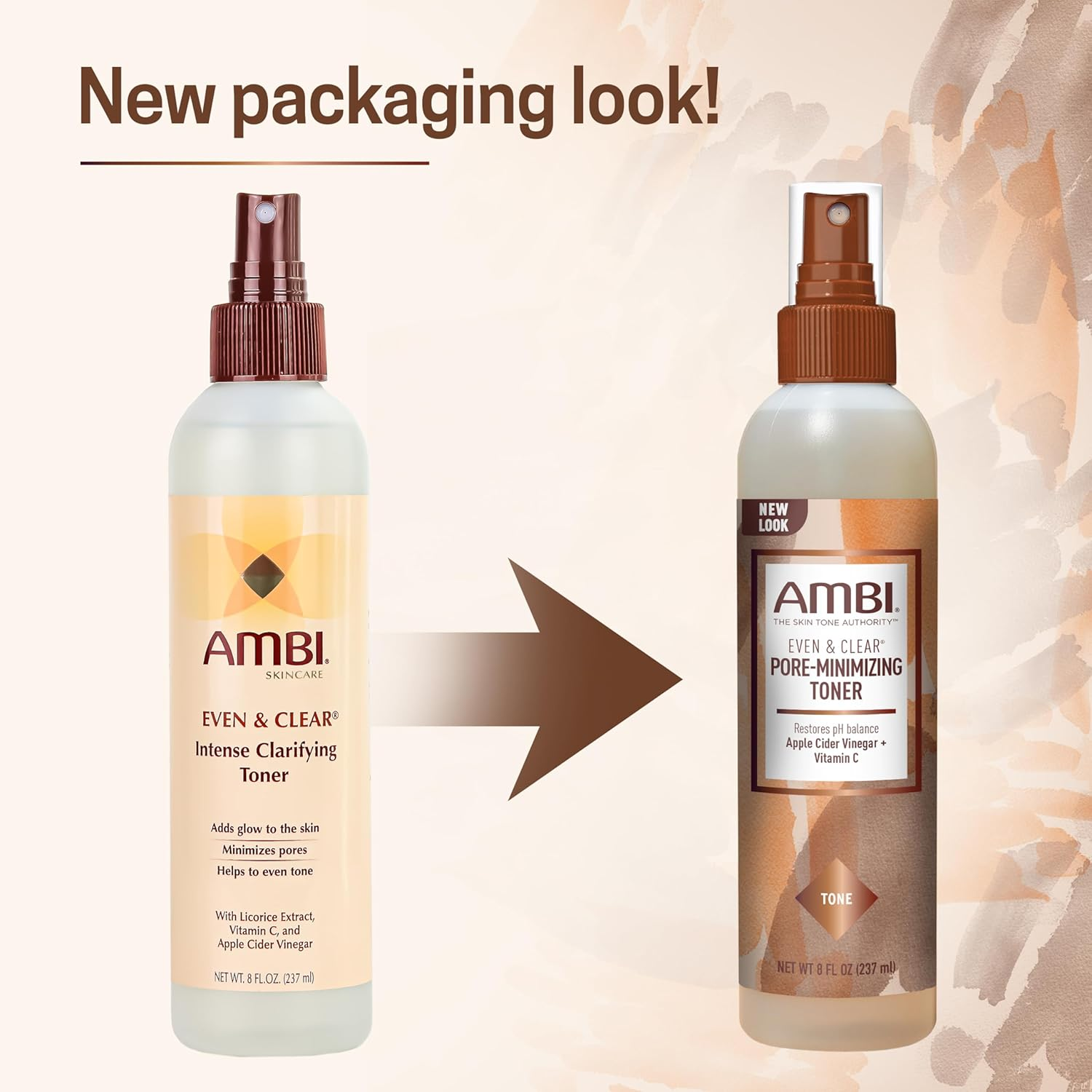 Ambi Even & Clear Intense Clarifying Toner | Astringent Protects and Beautifies Acne-Prone Skin | Cucumber Extract | Green Tea Extract | 8 Ounce image number 3