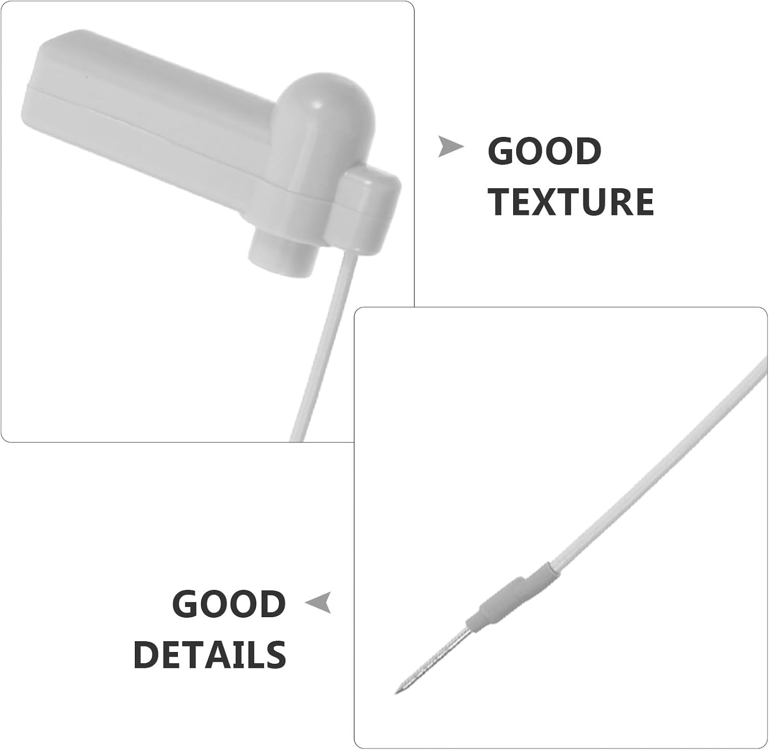 FESTFENDS 20Pcs Light Gray Security Hard Tags for Clothing, Shoes, Hats &ndash; Reusable Retail Alarm Locks for Anti-Theft Protection and Clothing Stores