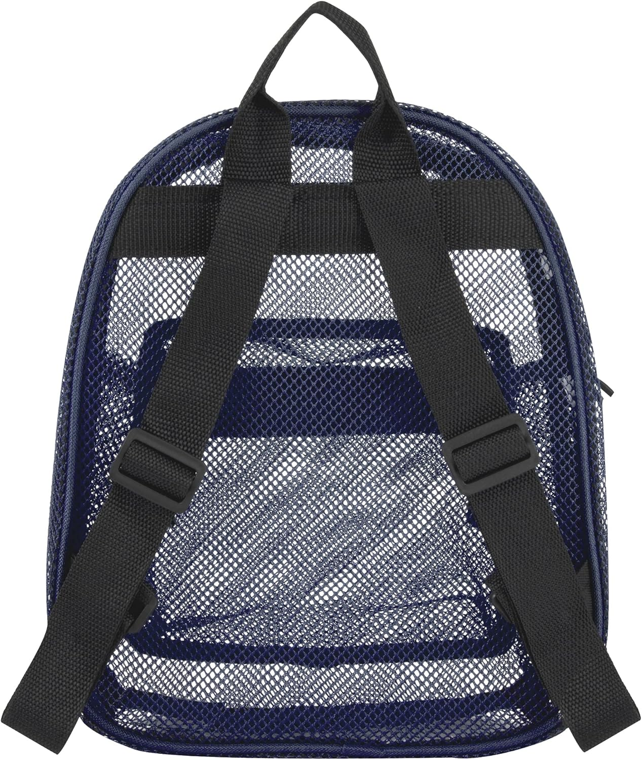 Mini Mesh Backpack for Women, Girls for School, Beach Toys, Pool, Swimming Gear; Mini Transparent Backpacks image number 6