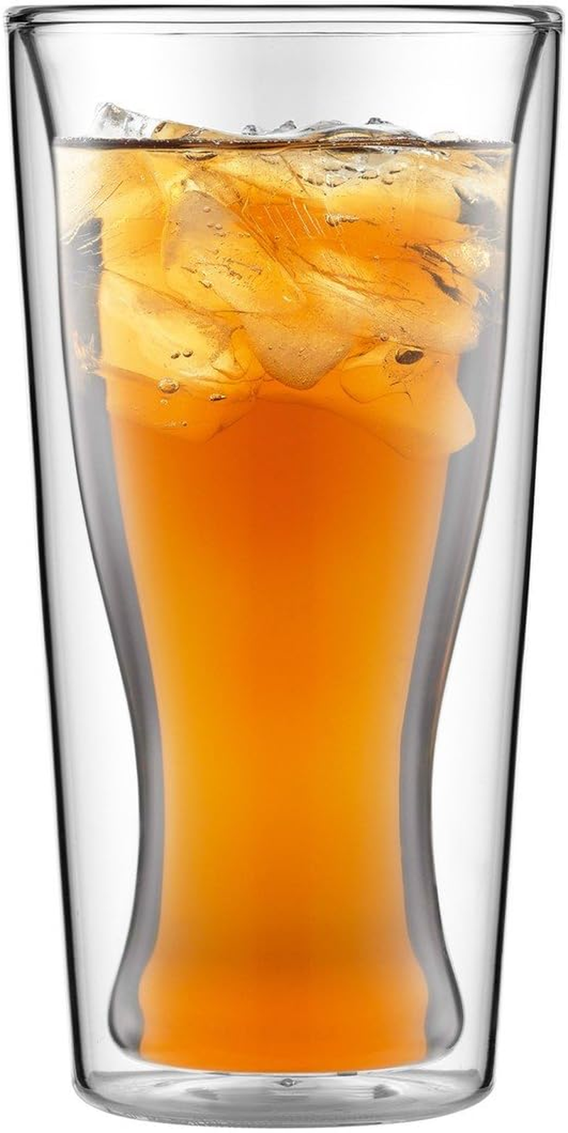 Bodum 2 Piece 12 Oz SKAL Double Wall Glass, Clear image number 4