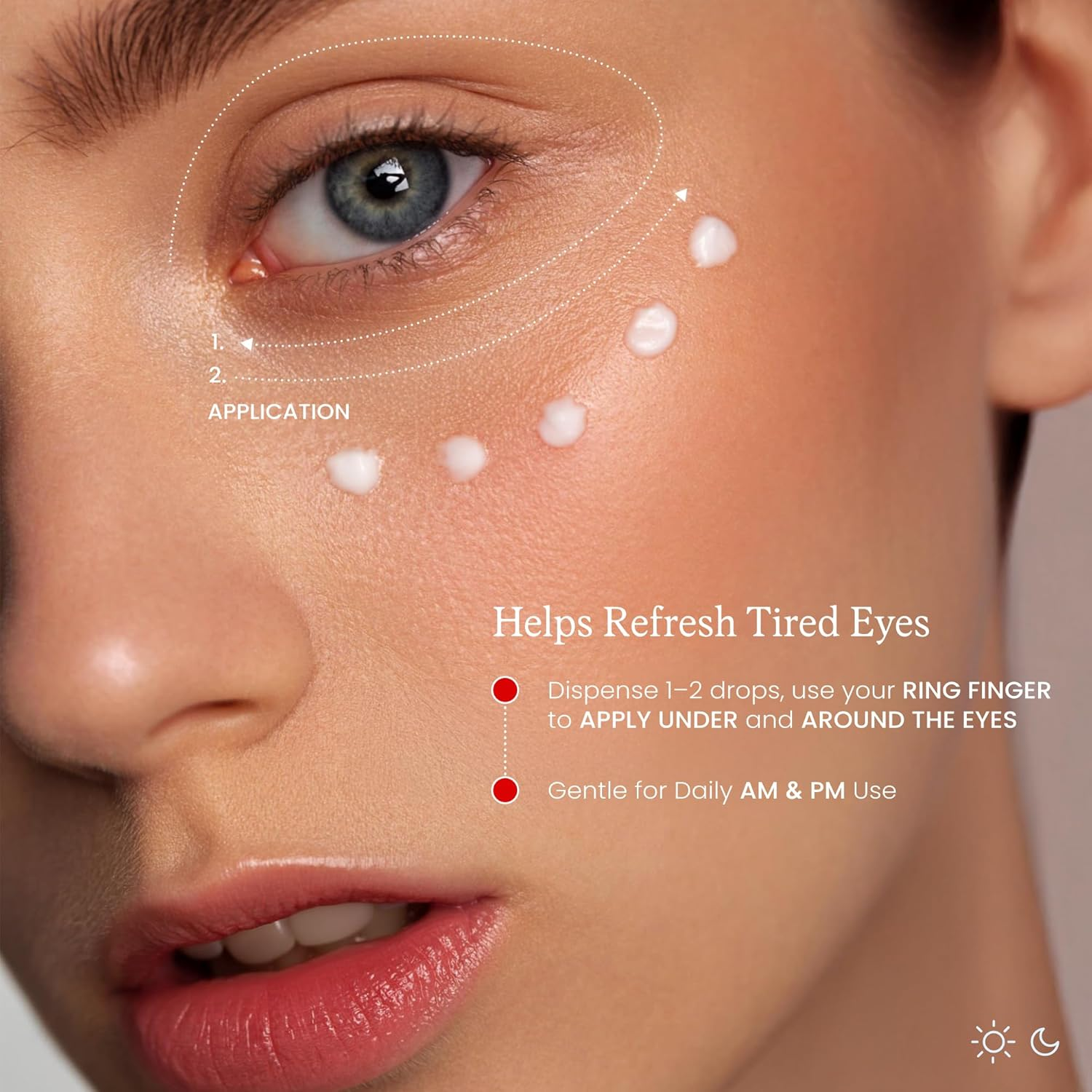 Koji White 3% Caffeine Eye Serum with 0.2% Retinol, Hyaluronic Acid & Vitamin C for Puffiness & Dark Circles - Unscented, Vegan, Fragrance-Free 15 ML (0.50 Fl Oz)