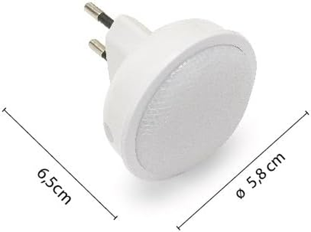 Velamp IL28NG LED Night Light with Pressure Switch - 3000K Warm Light - One-Touch On/Off - Compact Design for Kids Room, Hallway and Bedroom image number 3