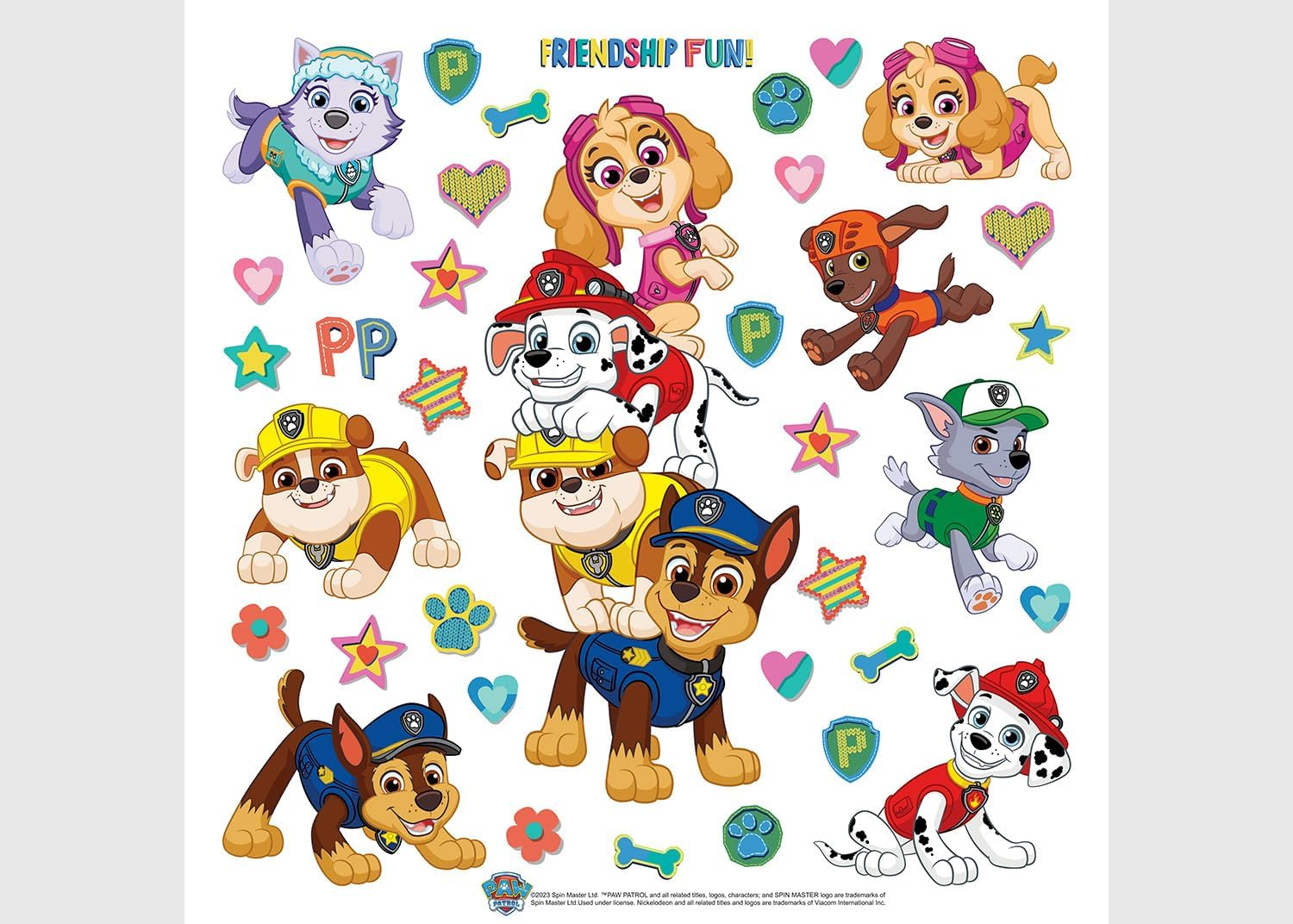 AG Design Paw Patrol Children'S Room Wall Sticker, Wall Sticker, Boy Decoration, 30 X 30 Cm, ADKS 3842 image number 5