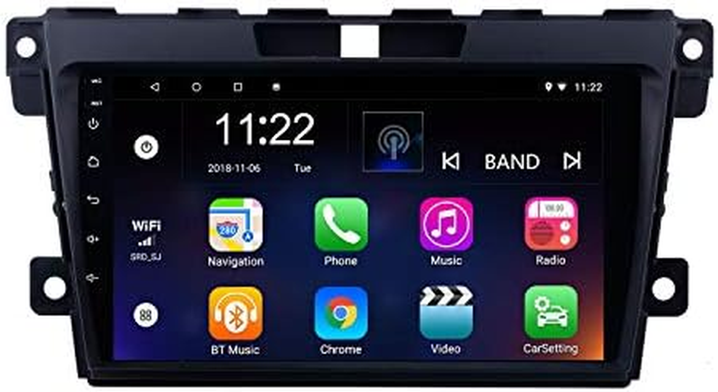 9 Inch Android 10 Car Stereo with GPS Navigation for Mazda CX-7 2007-2014 Car Multimedia Player image number 2