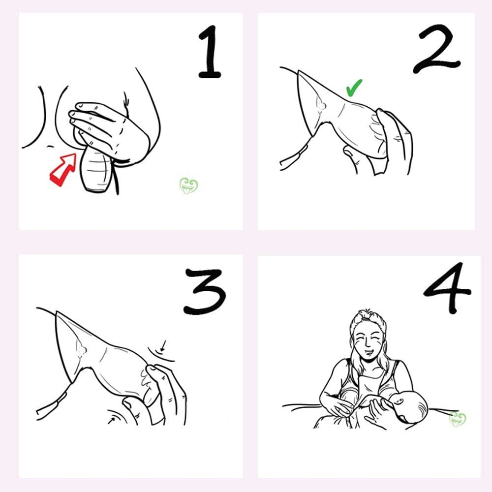 Haakaa Manual Breast Pump | Milk Saver | for Breastfeeding | with White Leak-Proof Stopper Gift Box (100Ml)​ image number 3