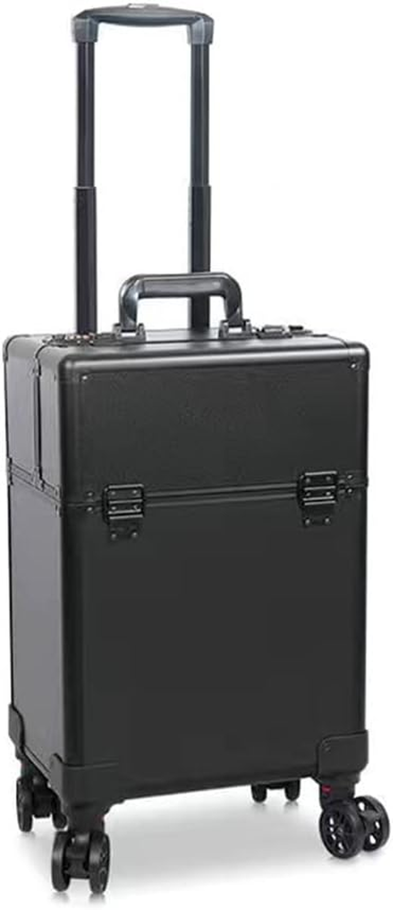 Cosmetic Case Multi-Layer Large-Capacity Tattoo Rolling Suitcase Cosmetic Case Multi-Function Trolley Suitcase Travel /1245 (Color : Black, Size : 34 * 24 * 47Cm) image number 1