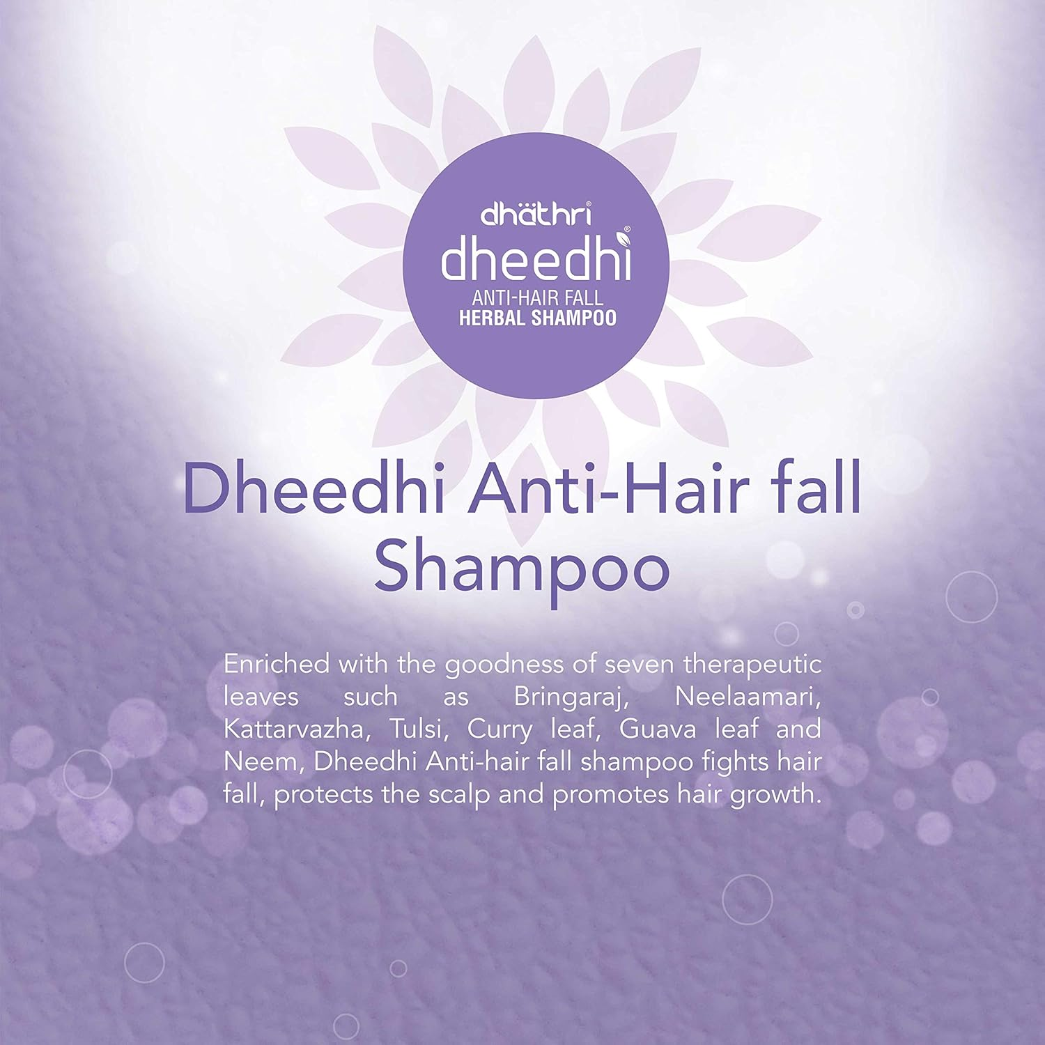 Dhathri Dheedi Anti-Hair Fall Herabal Shampoo for Controlling Hair Fall Naturally - 200Ml (Pack of 2) image number 5