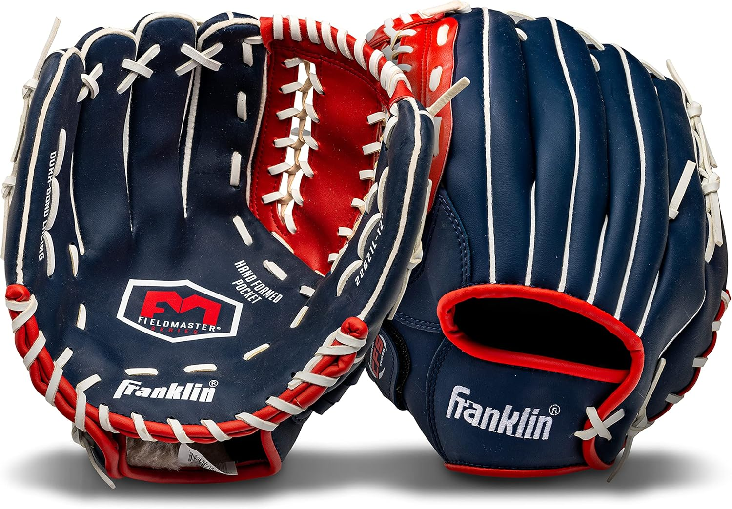 Franklin Sports Field Master Series Baseball Glove &mdash; Adjustable Synthetic Leather Baseball Gloves &mdash; Baseball Mitt &mdash; Multiple Colors image number 7