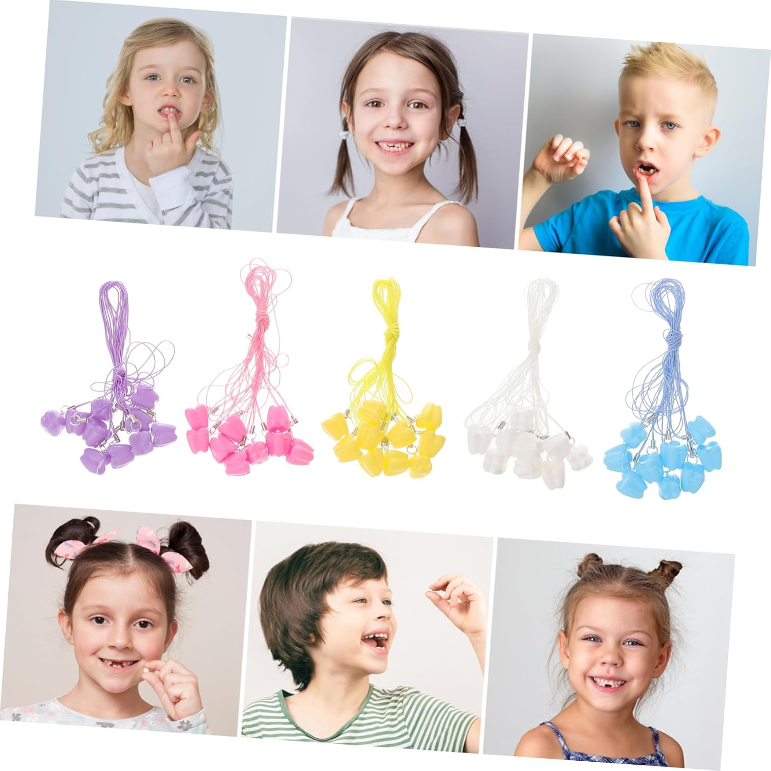 50Pcs Baby Tooth Storage Case and Organizer Box Plastic Keepsake Container for Children'S First Teeth Preservation Random Colors Suitable for Saving
