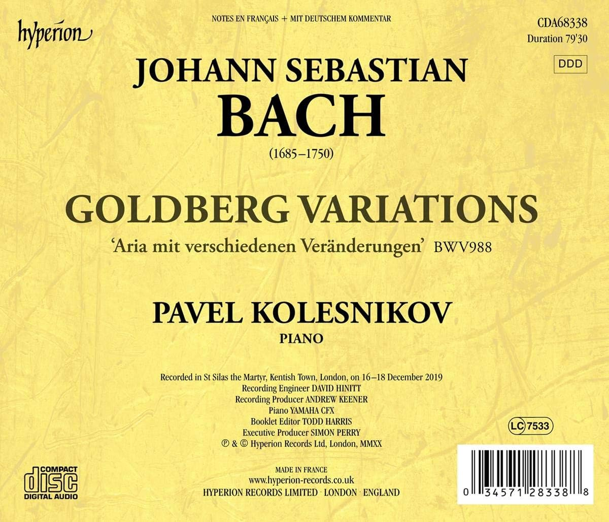 Bach: Goldberg Variations