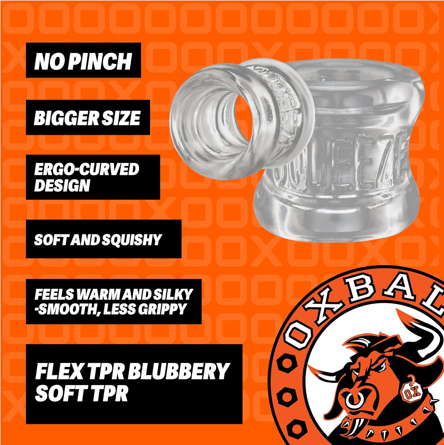 Oxballs Squeeze Ball Stretcher, Clear - Clear image number 2