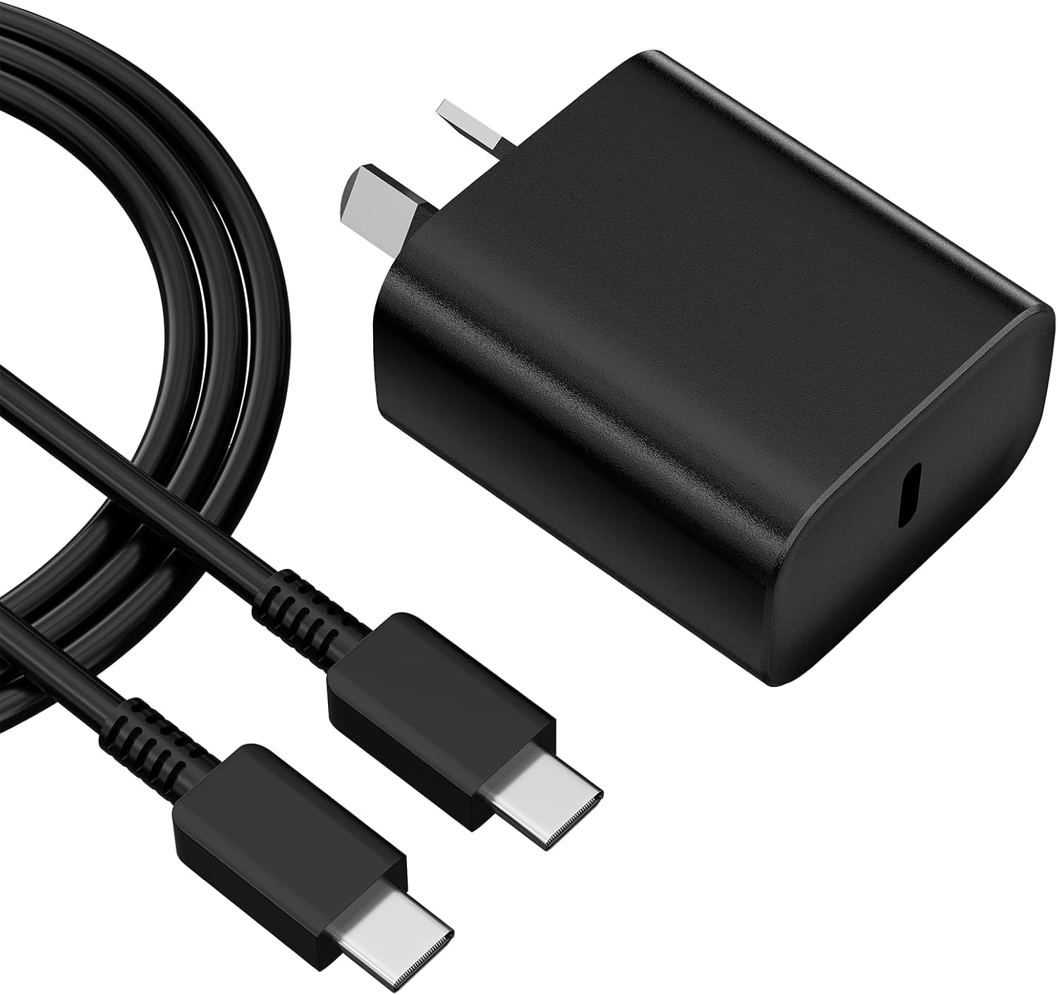 25W Fast Charger for Samsung, USB C Wall Charger with 1.5M Type C Cable Compatible with Samsung Galaxy S25/ S24/ S23/ S22/ S21 Ultra, A54/ A53/ A32/ A13 image number 5