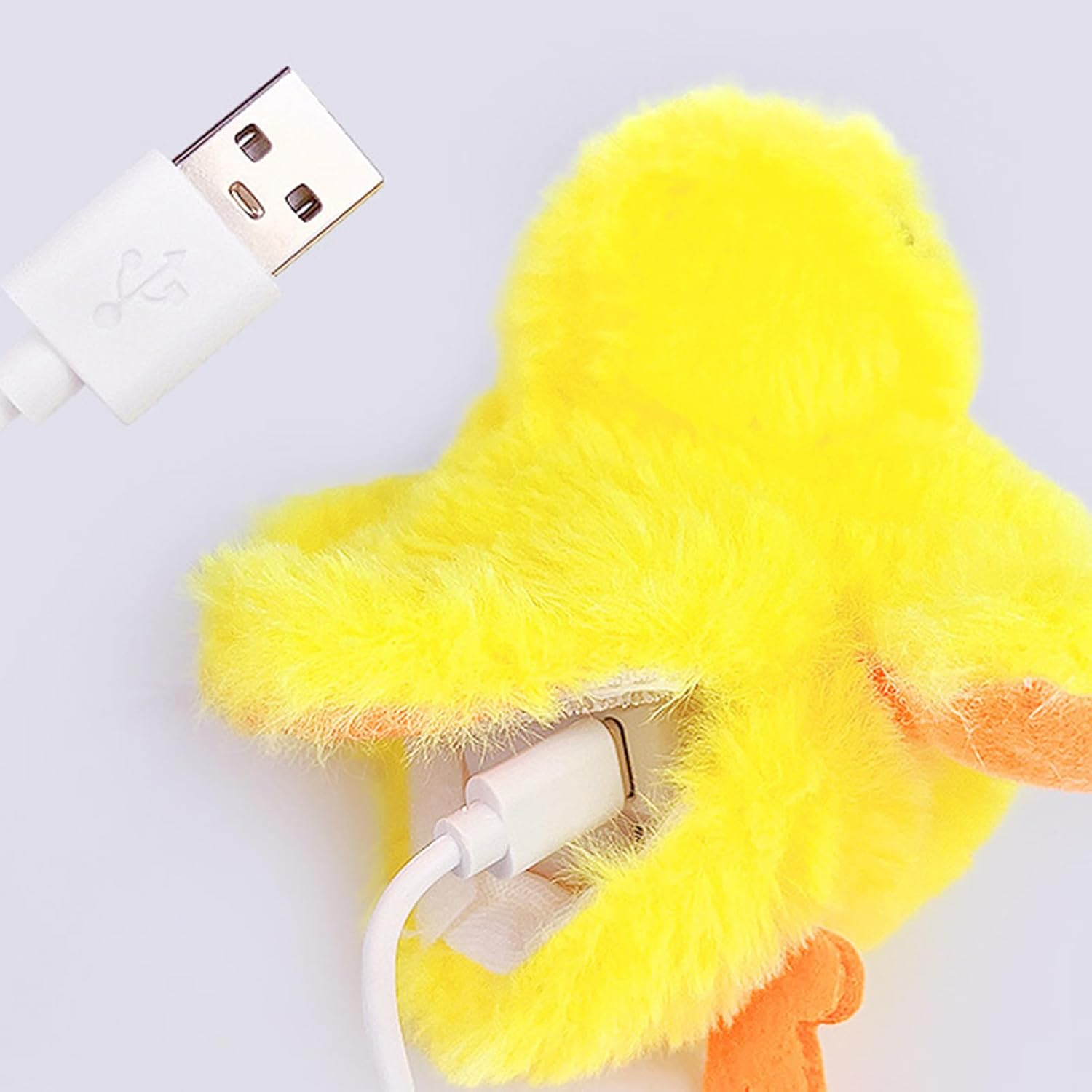 EVTSCAN Interactive Cat Toys, Offers Three Different Game Modes, with Simulated Duck Quack Sound, Electric Cat Toy, for Cats Kittens image number 3