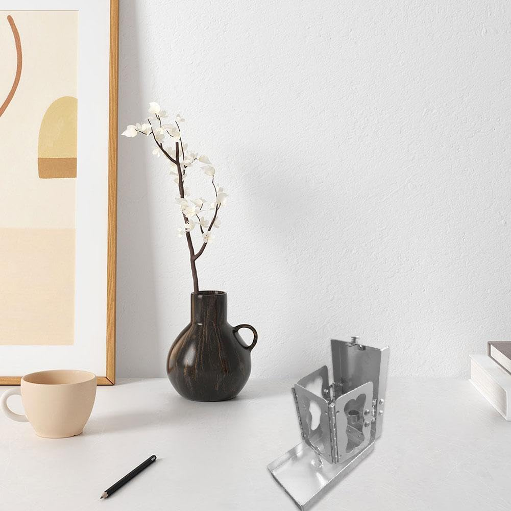 Folding Pocket Candle Lantern, Portable Stainless Steel Candle Holder for Real Candles, Vintage Indoor/Outdoor Decoration, Perfect for Camping, Hiking & Emergency image number 2