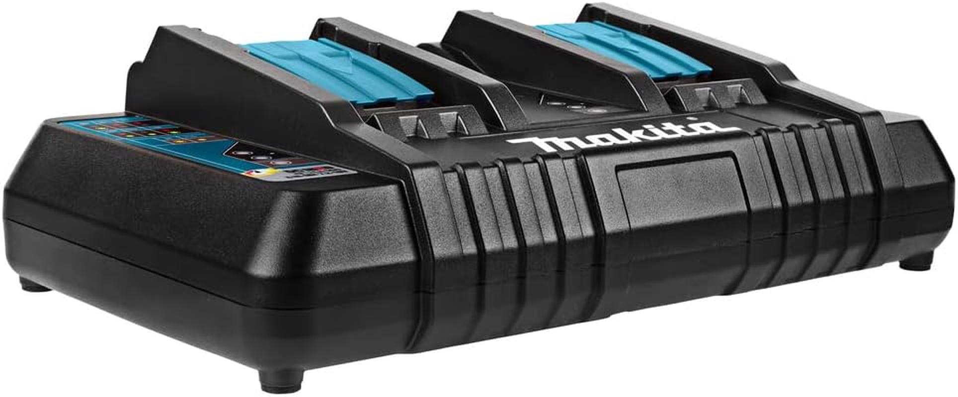 Makita 18V LXT Li-Ion Rapid Dual Charger DC18RD, Genuine Original in Plain Packaging AU Plug 240V image number 1