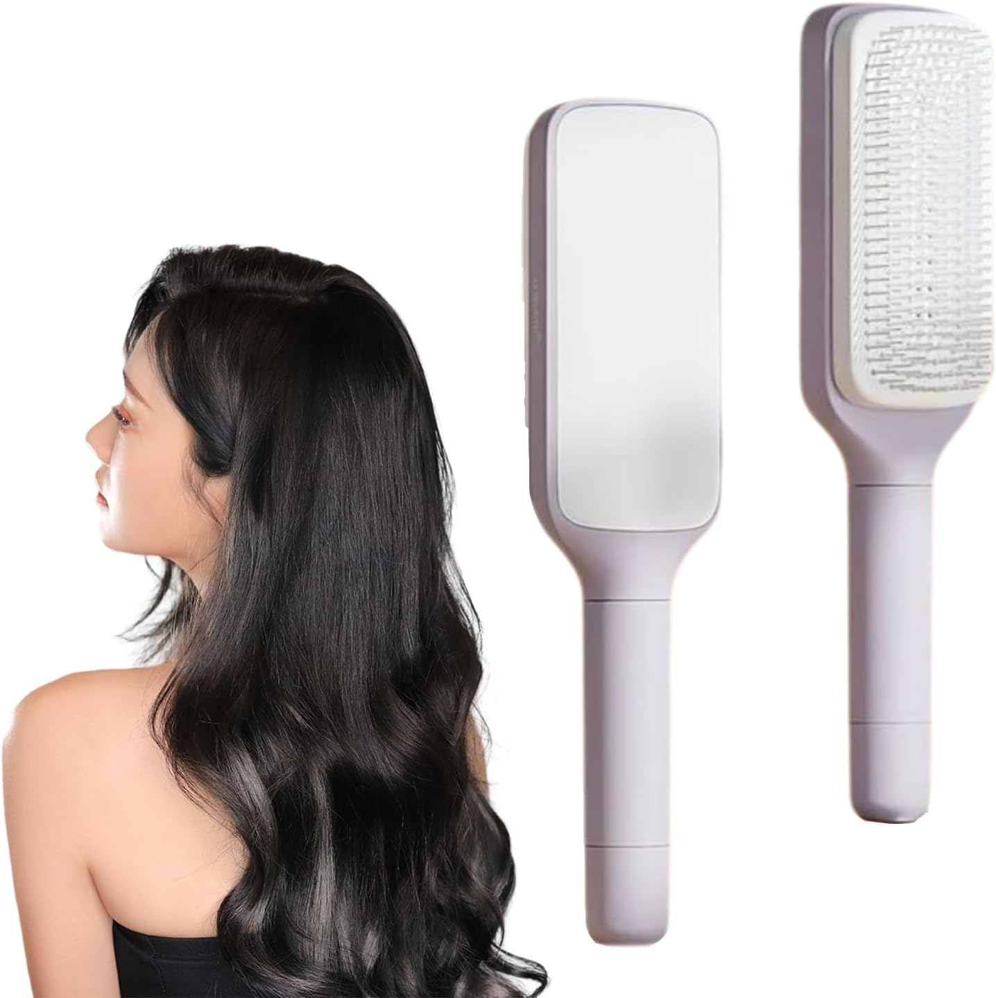 Master Self Cleaning Hair Brush,2Pcs Self Cleaning Master Hair Brushes,Brush Master Self Cleaning Hair Brush,Brush Master Self Cleaning Hairbrush,Master Self Cleaning Retractable Hair Brush for Women image number 6
