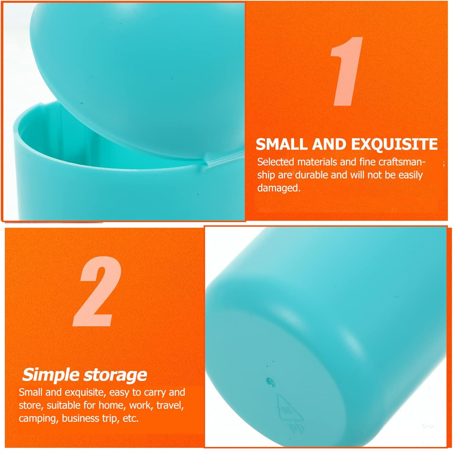 FOMIYES 2Pcs Cups Steamed Sterilizer Reusable Period Cups Cleaner Microwave Personal Cleaning Sterilizer for Female Women Tool Accessory Blue image number 5