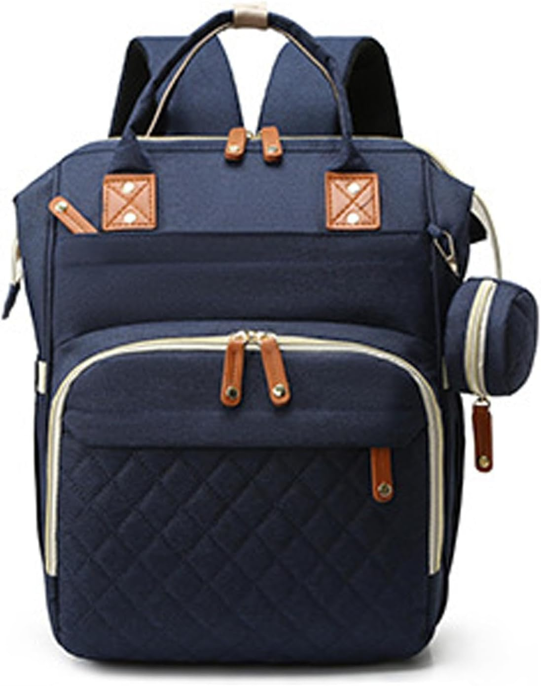 Next Vibe - (Blue) Nappy Changing Bag Baby Care Backpack with Multiple Pockets &ndash; Large Capacity Travel Diaper Bag for Mom & Dad &ndash; Waterproof, Stylish, and Durable Baby Essentials Organizer