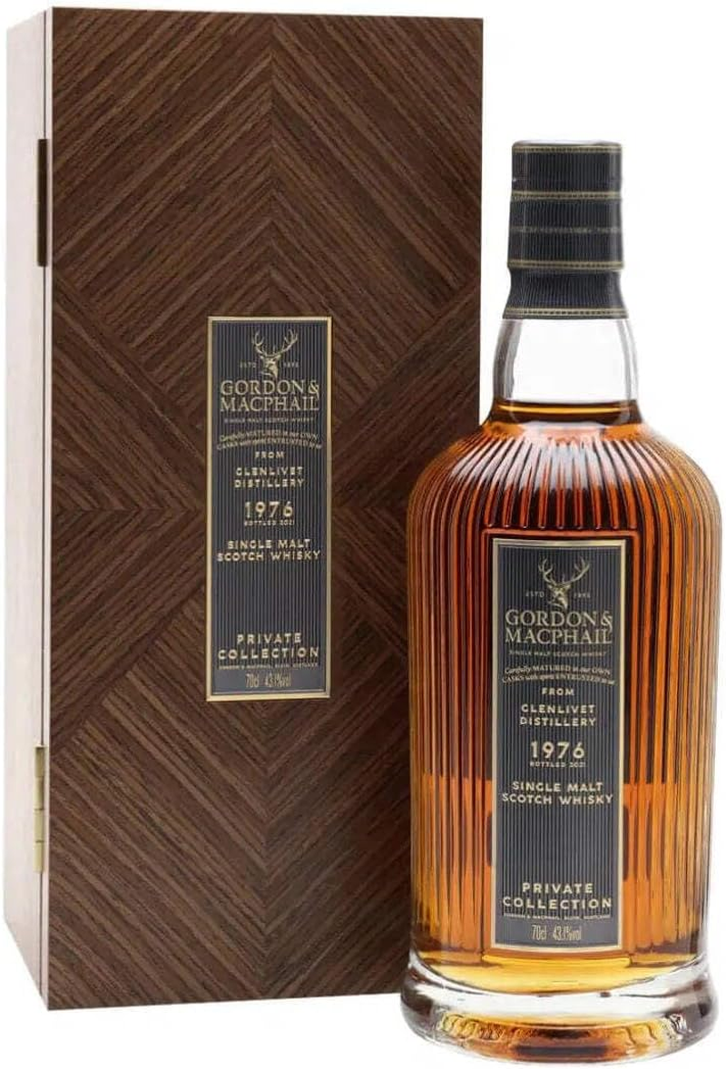 Glenlivet 1976 43 Year Old Gordon & Macphail Private Collection Single Malt Whisky 700Ml