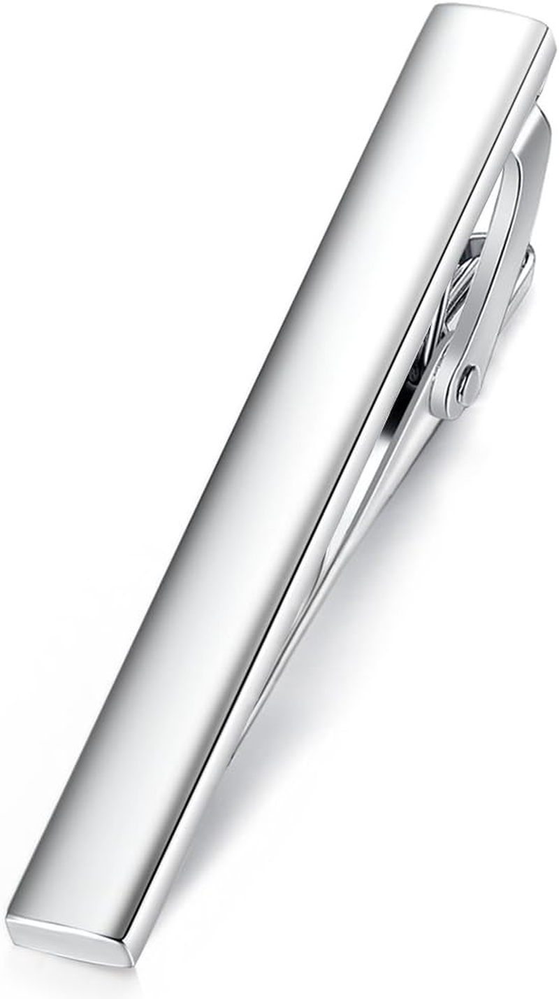 HONEY BEAR 1.97/2.12/2.36Inch Mens Tie Clip Bar - Normal Size for Business Wedding Gift,5/5.4/6Cm