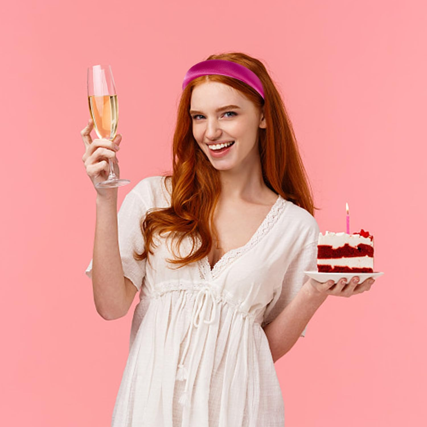 2 Pieces Women'S with Wide Cut Headbands, Eleen Hair Accessories, Non-Slip Headbands, Clothing Accessories, Hairstyle Accessories. image number 1