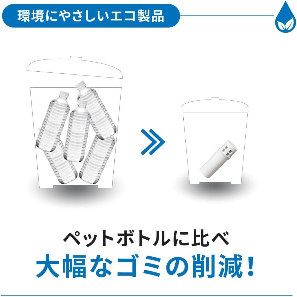 Mitsubishi Rayon CPC5W-NW Replacement Cartridge for Water Purifier, Super High Grade (2 Pack)