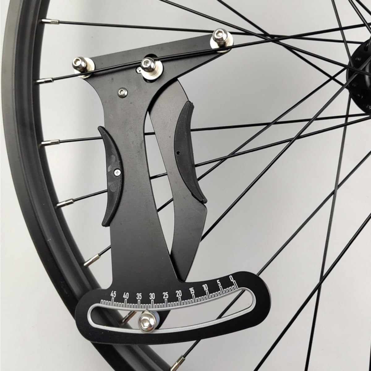 Bicycle Bike Spoke Tension Meter Tool, Aluminum Alloy with Meter Tensiometer, Wire Wheel Set Rim Adjustment for Road Bike Measuring Indicator Voltage Value image number 4