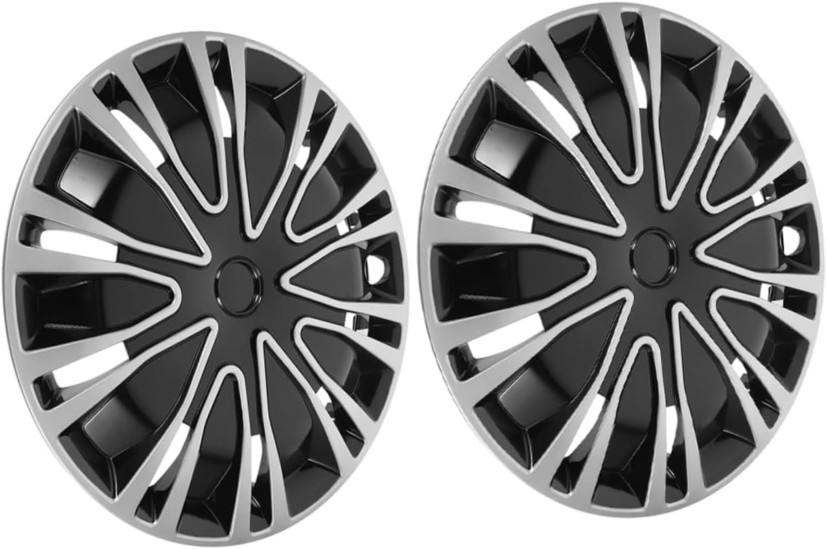 CHILDWEET 2Pcs Automotive Wheel Hub Covers Car Covers for Wheels Easy Install Hubcaps DIY Design for Car Truck SUV image number 5