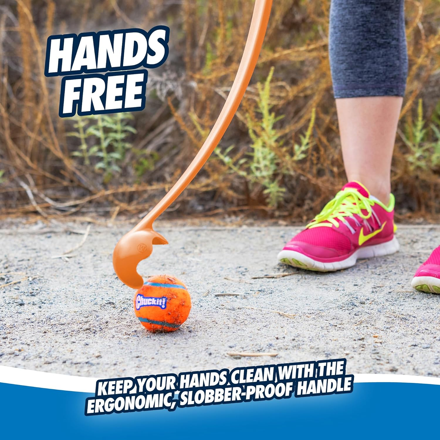 Chuckit! Sport 26L Dog Ball Launcher, 26" Length, Includes Large Ball (3") for Dogs 60-100 Pounds - 1 Count (Pack Of 1), 64Cm image number 5