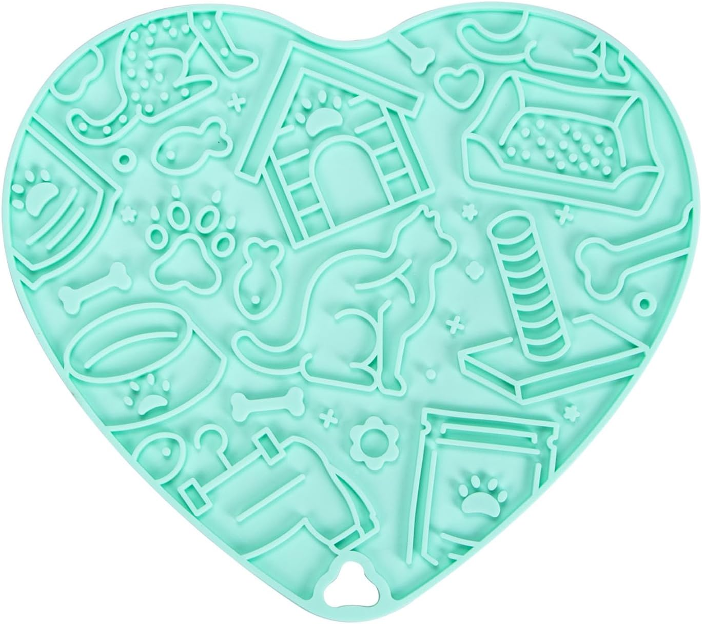 Aruicheng Lick Mat Dog Premium Lick Mat Dog Slow Feeder Dog Lick Mat with Suction Power for Relief of Dog Anxiety Cat Lick Mat Light Blue Lick Mat for Dogs image number 3