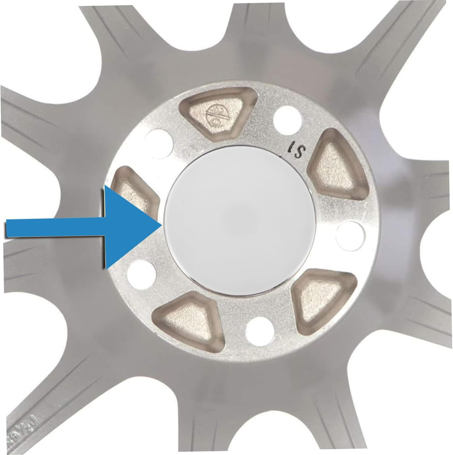 EXAOMBLE 4Pcs Automotive Hubcaps Car Wheel Hub Caps Hub Cover Center Cap Car Rim Modified Wheel Cover Rim image number 1