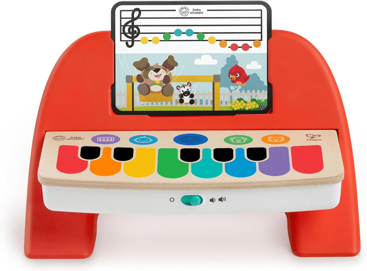 Baby Einstein Cal&rsquo;S First Melodies Magic Touch Wooden Piano Musical Baby Toy, Ages 6-36 Months image number 5