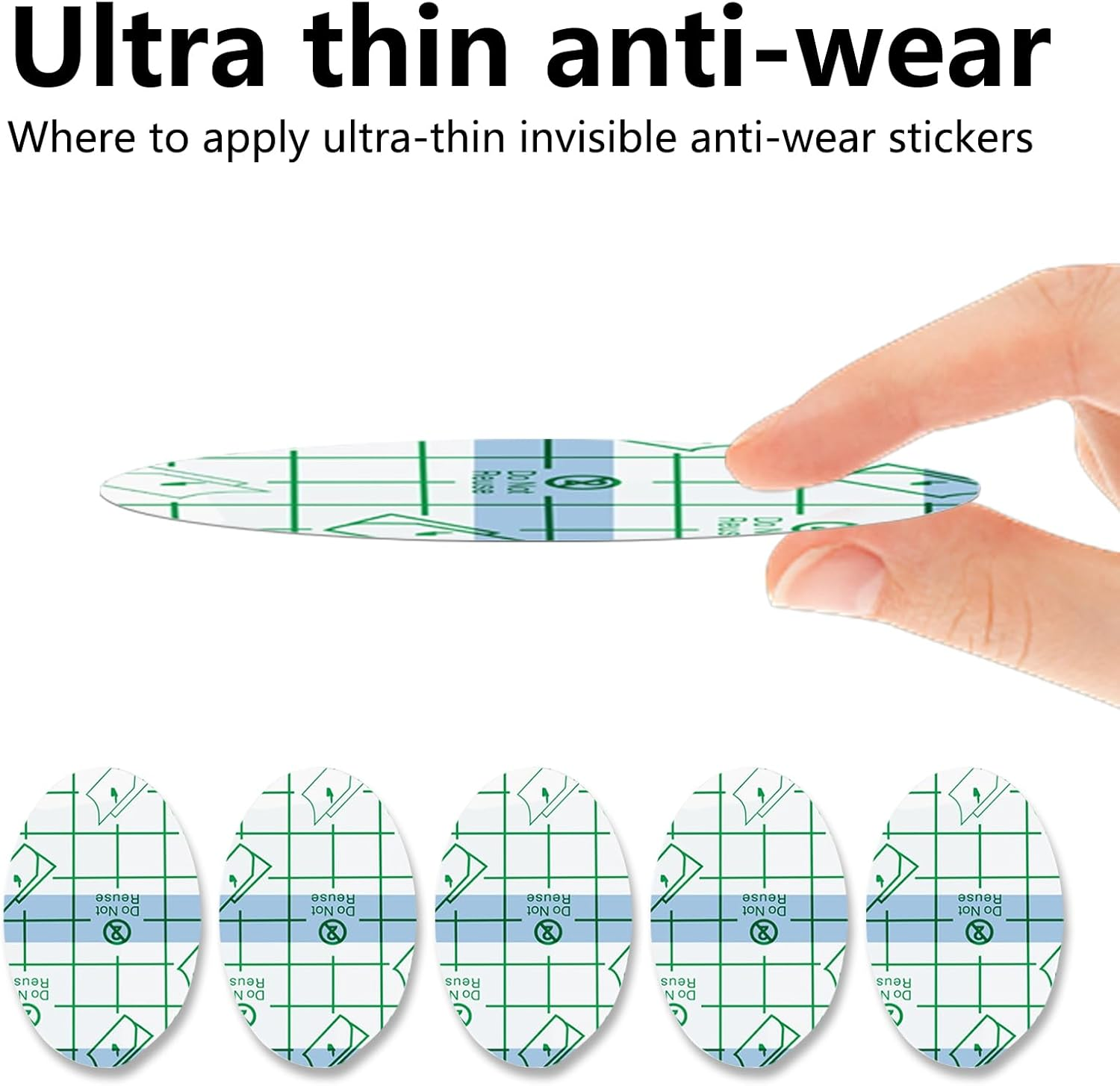 100 Pcs Shower Ear Stickers Waterproof Stickers Disposable Ear Cap Protection Transparent Adhesive Covers for Various Water Sports image number 3