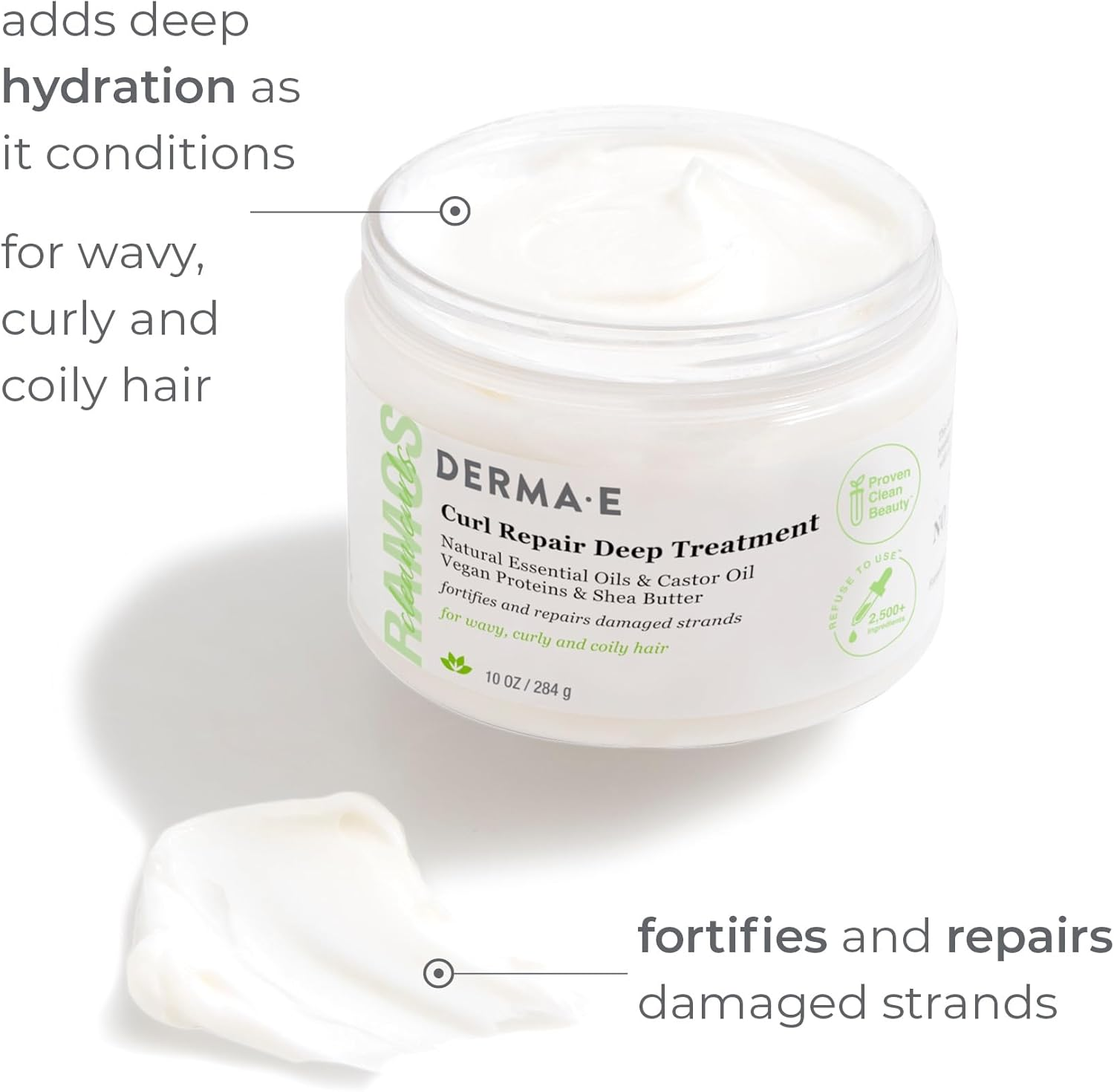 Derma E Curl Repair Deep Treatment (ALBA RAMOS CLEAN CURLS COLLECTION) image number 5