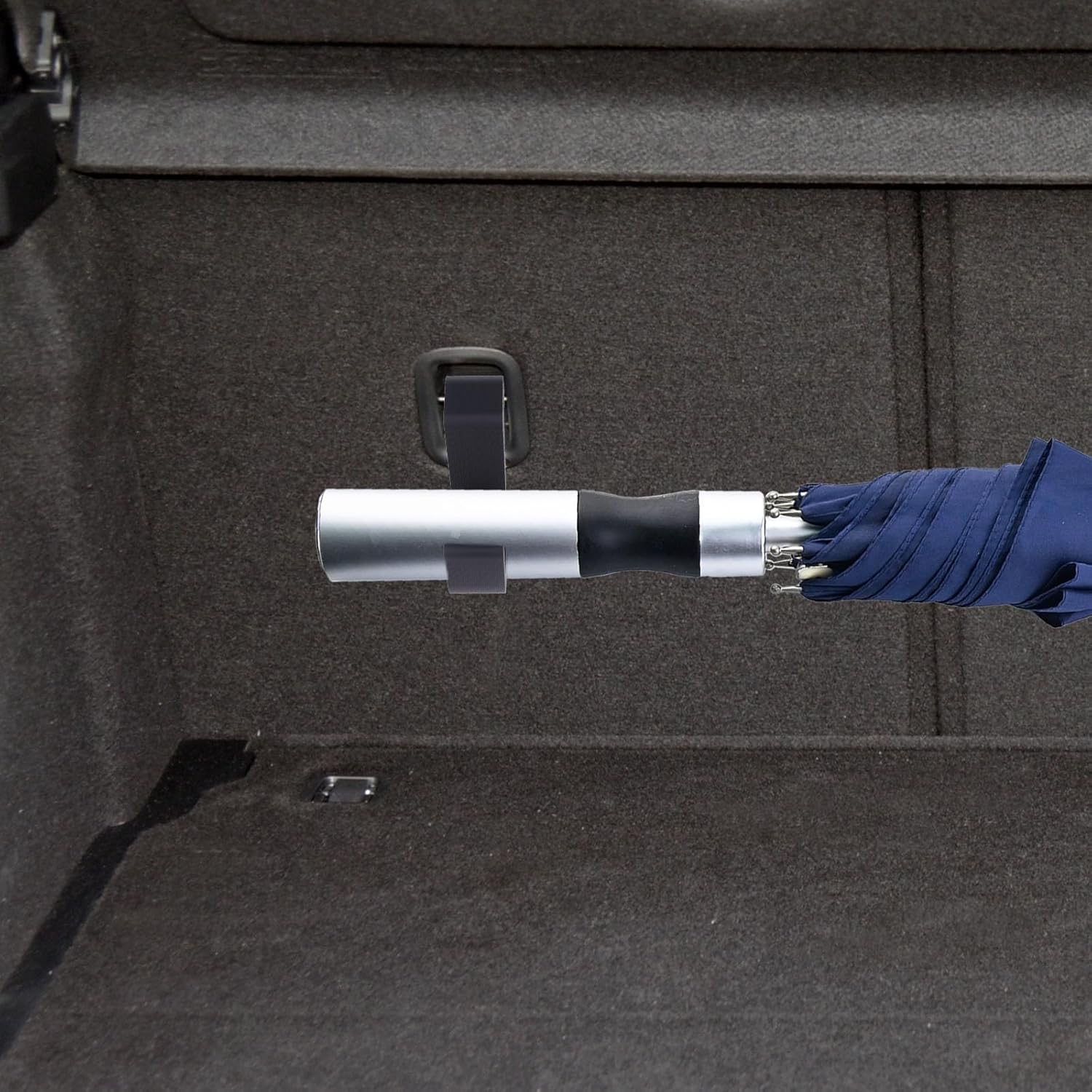 2Pcs Black Car Umbrella Hooks, Universal Car Umbrellas Holders Storage Hookclip Seat Headrest Hooks for Any Vehicle image number 3