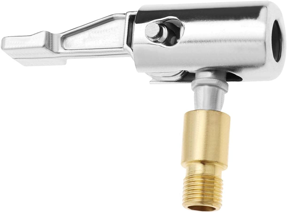 VGOL 8V1 Thread Air Inflator Hose Adapter Replacement Tire Air Chucks Car Air Pump Thread Nozzle Adapter Car Pump Accessories for Motorcycles Car, Non-Deflate