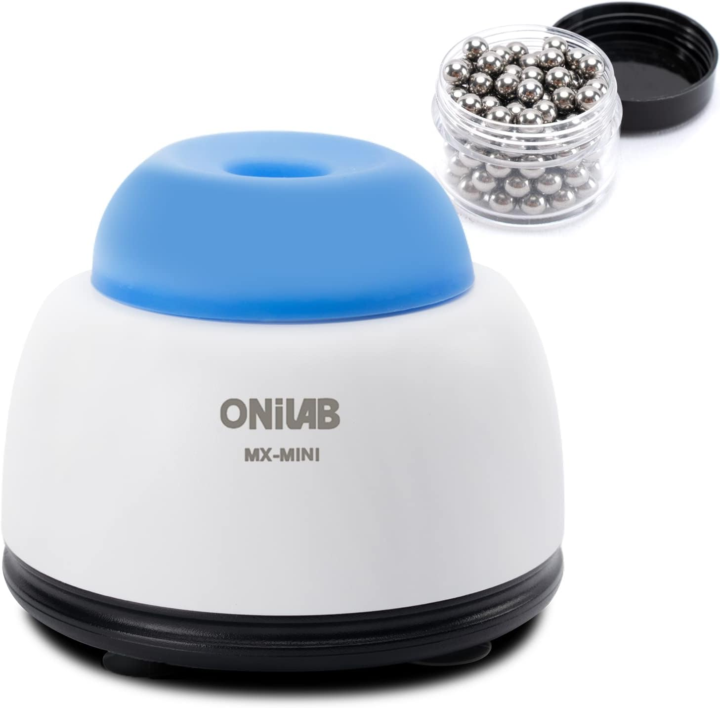 Onilab Mini Vortex Mixer with Touch Function, Lab Mixing, Nail Polish,Tattoo Ink,Eyelash Adhesives and Acrylic Paints Mixing, Lab Vortexer for Centrifuge Tubes and Test Tubes,Blue
