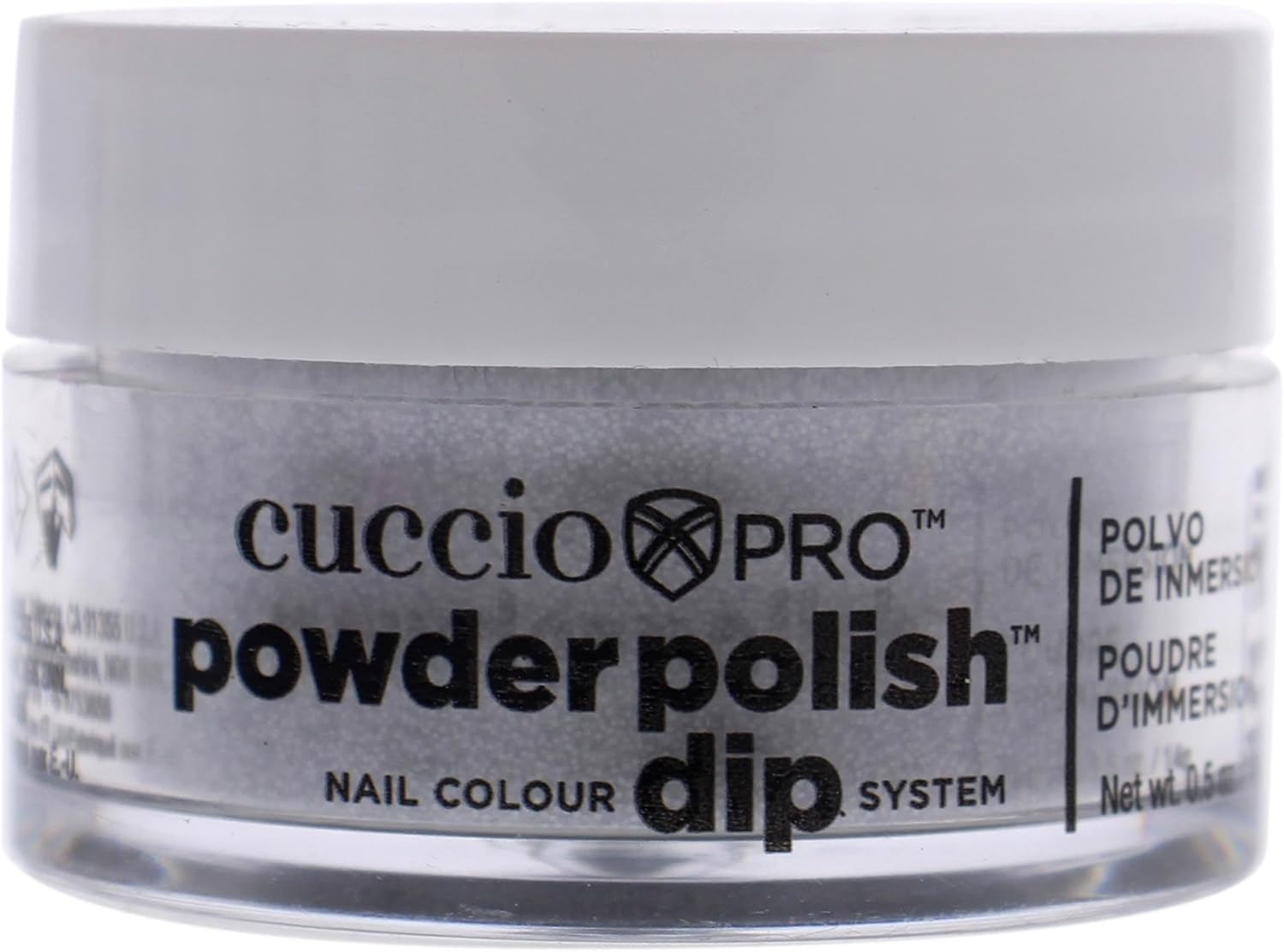Cuccio Pro Nail Colour Dip System Small Powder Polish 14 G, 5559 Silver Glitter, 14 G image number 1