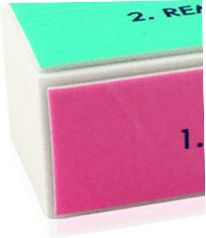 10PCS Professional Manicure Tools Kit 4 Way Nail Buffer Block Nail Buffing Sanding Files Nail Art Supplies Nail Buffer Block Sanding Block for Professional Salon or Home Use image number 3