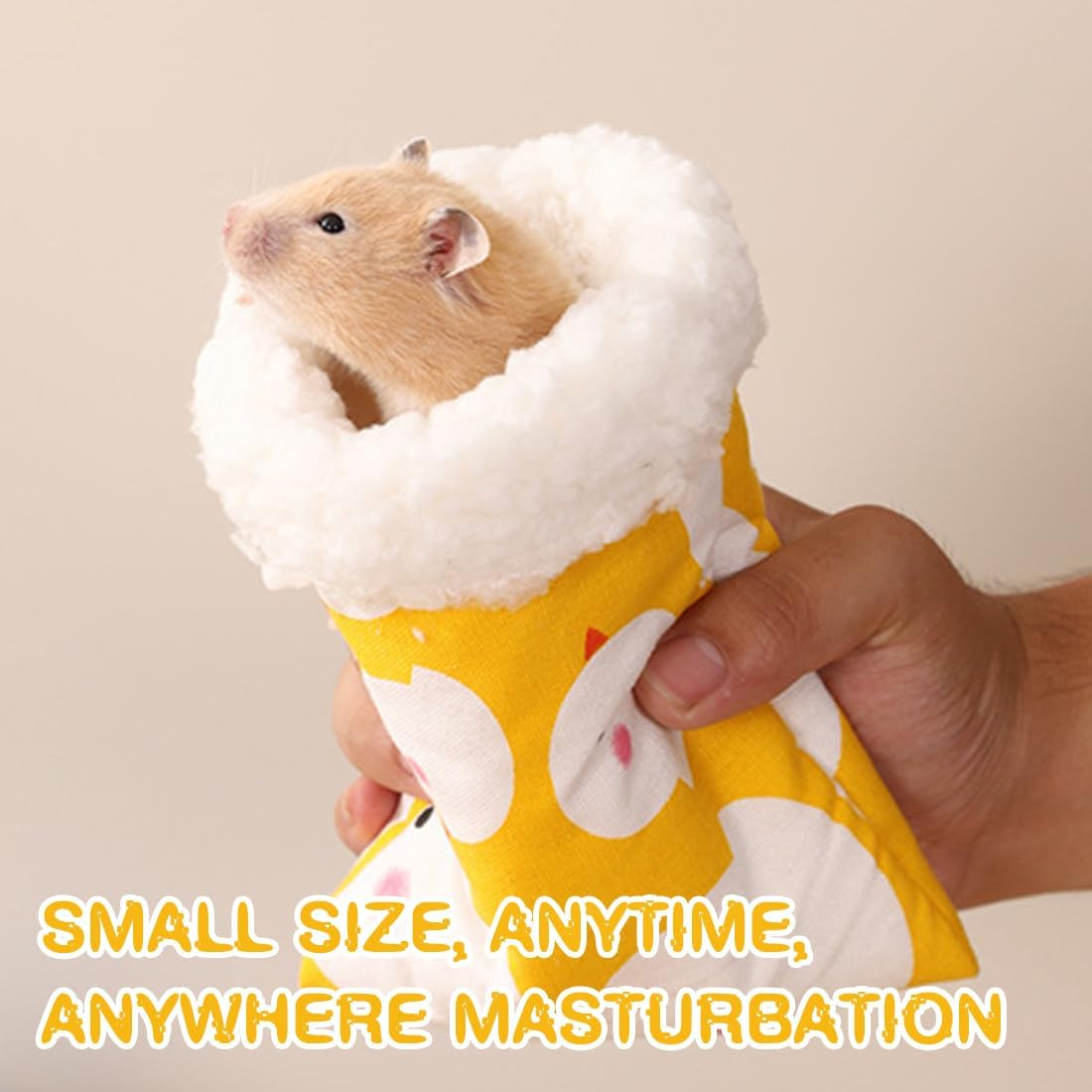 1 X Hamster Bed, Pet Sleeping Bag, Soft Warm Cave Nest Cushion, Pet Bed Guinea Pigs, Winter Sleeping Bag, Cage Accessories for Small Animals, Hamsters, Squirrels, Guinea Pigs