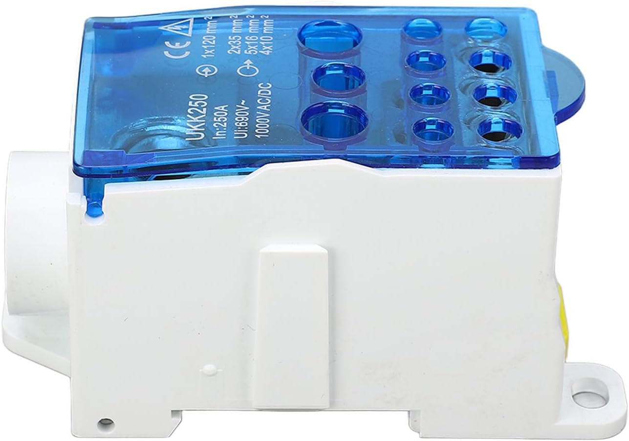 Hyuduo Terminal Block Distribution Box Connector in Mystical Brass/Delayer for the Kitchen Bathroom at Home (Blue) image number 5