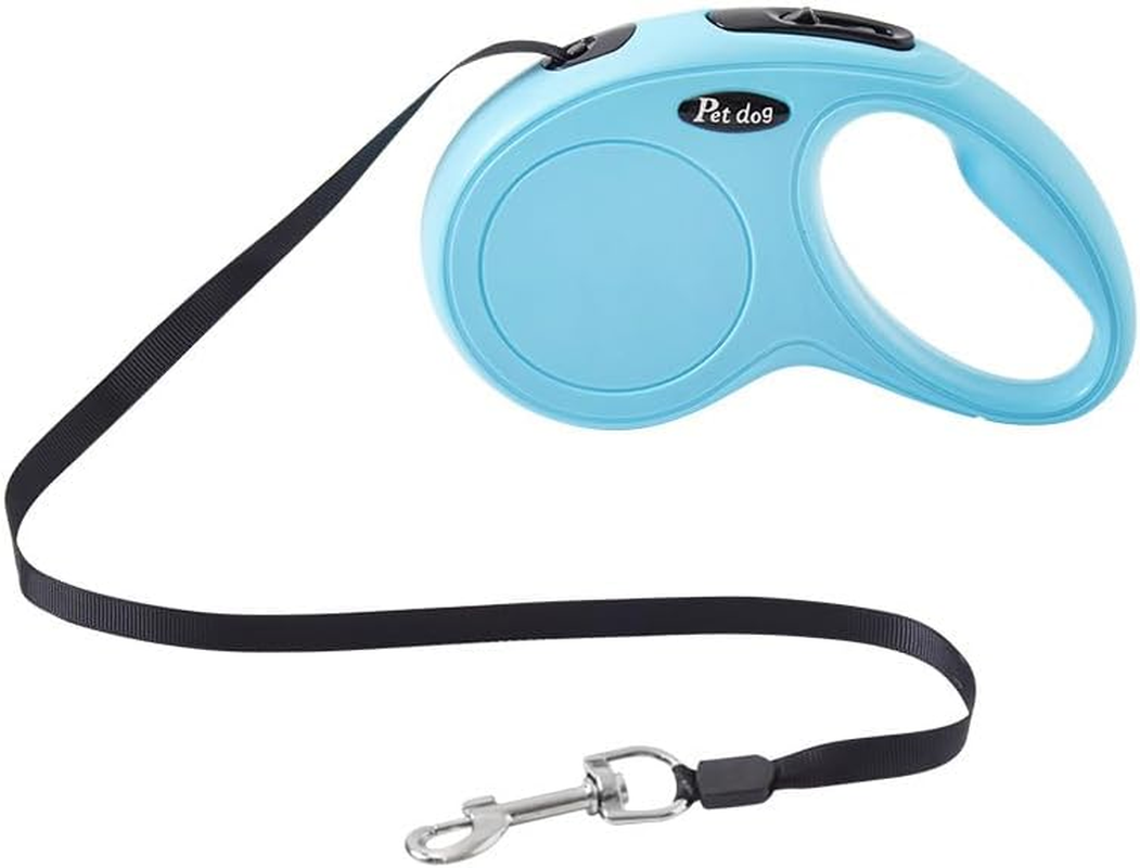 Tape Small 5M Retractasmall Retractable Dog Leash/Lead for Dogs Ble Dog Leash/Lead for Dogs up to 15Kgs/33Lbs (Blue, 5M) image number 3