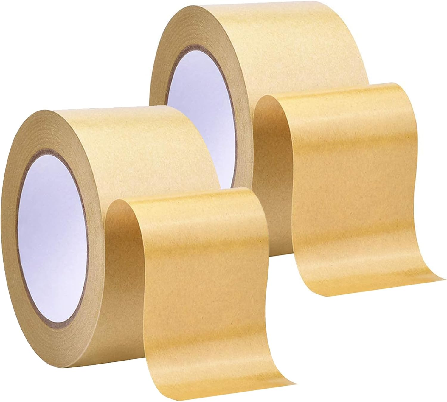 XUTONG 4.5Cm X 50M, Self Adhesive Backing Tape Picture Framing Canvas Craft Brown Kraft image number 3